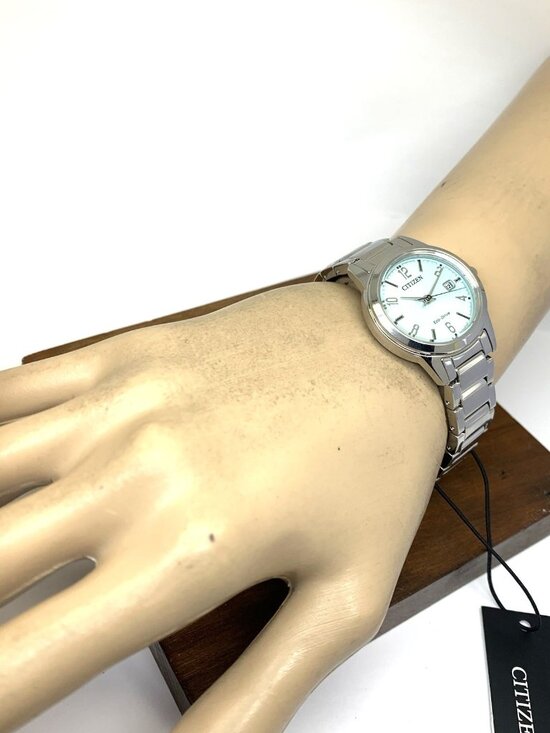 Citizen Womens Watch FE1241-71X Eco Drive Blue Dial Silver Stainless Steel 29mm main image 13